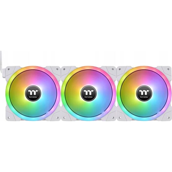 Wentylator Thermaltake SWAFAN EX14 RGB Biały 3-pack (CL-F162-PL14SW-A)