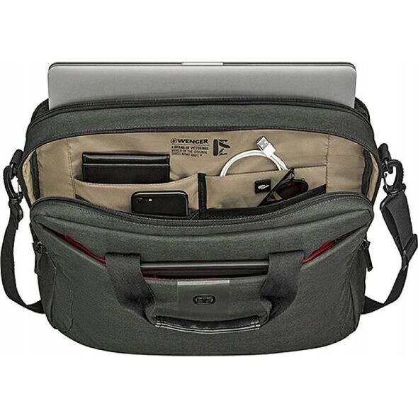 Torba Wenger Wenger MX ECO Brief, notebook case (grey, up to 40.7 cm (16))