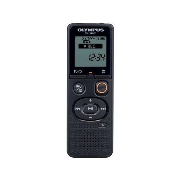 Olympus Olympus | Digital Voice Recorder (OM Branded) | VN-540PC | Black | Segment display 1.39' | WMA