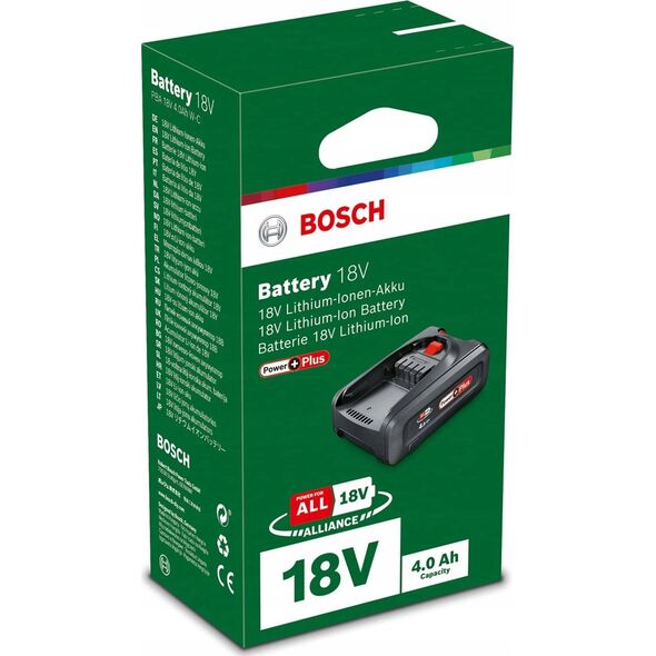 Bosch Battery 18 V 4.0 Ah Li-Ion Bosch PBA 18V 4.0Ah PowerPlus