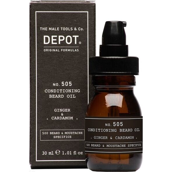 Depot Depot No. 505 Conditioning Beard Oil Ginger & Cardamom 30 ml