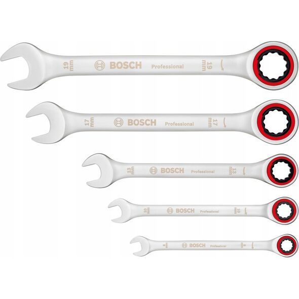 Bosch Bosch combination ratchet wrench set, 5 pieces, wrench