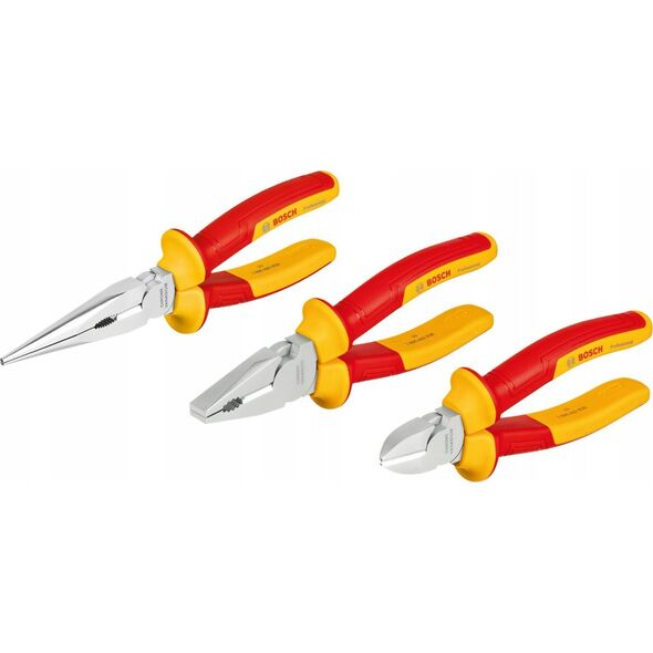 Bosch Bosch VDE pliers set Professional, 3-piece (red/yellow)