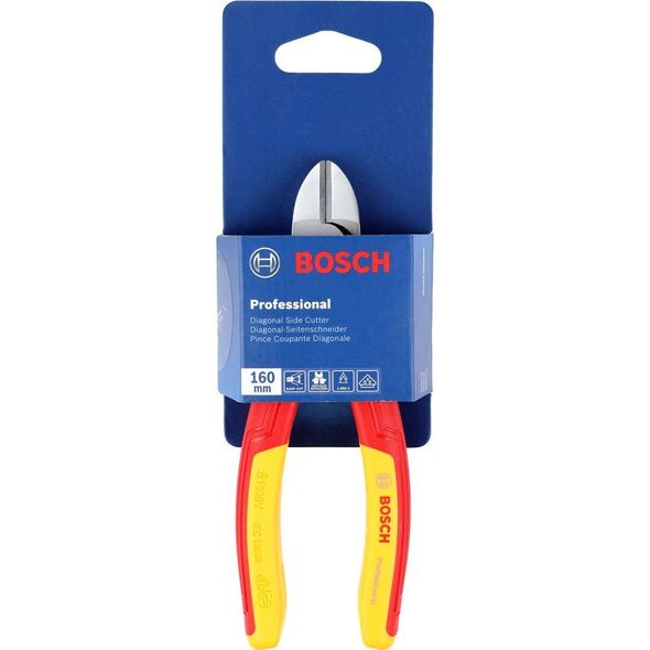 Bosch Bosch VDE diagonal side cutters Professional 160mm, cutting pliers (red/yellow)