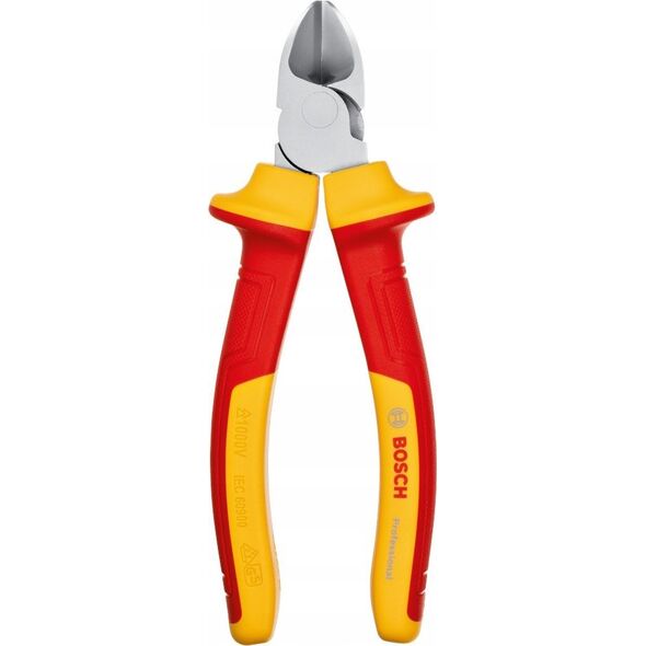 Bosch Bosch VDE diagonal side cutters Professional 160mm, cutting pliers (red/yellow)