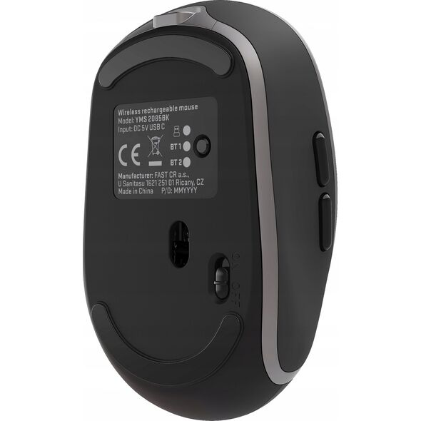 Mysz Yenkee Mysz bezprzewodowa Dual WiFi+Bluetooth akumulator 5 przycisków