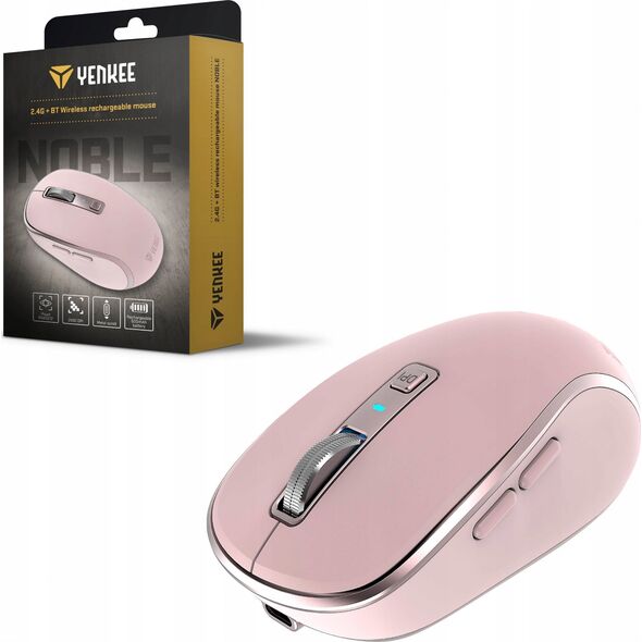 Mysz Yenkee Mysz bezprzewodowa DUAL WiFi+Bluetooth akumulator 2400DPI