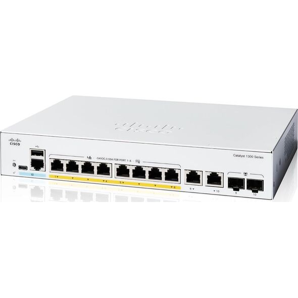 Switch Cisco C1300-8P-E-2G