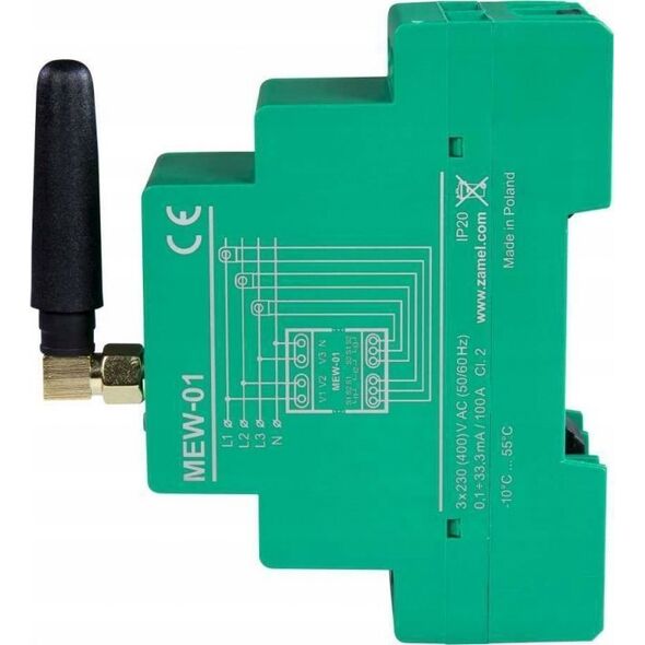 Zamel MONITOR ENERGII ELEKTRYCZNEJ MEW-01/MRP TRÓJFAZOWY ZAMEL