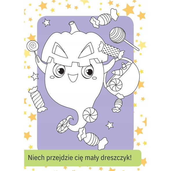 Skrzat Kolorow.z tatuażami świeci w ciemn.Duchy 76059