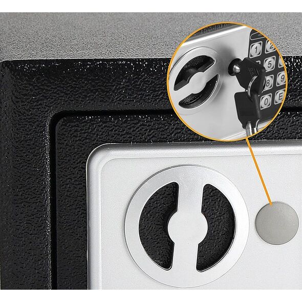 ExtraLink EXTRALINK HOME SEJF NA ZAMEK ELEKTRONICZNY CYFROWY SZYFR KASETKA PANCERNA KLUCZE S-406