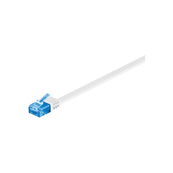 MicroConnect U/UTP CAT6A 10M White Flat - V-UTP6A10W-FLAT