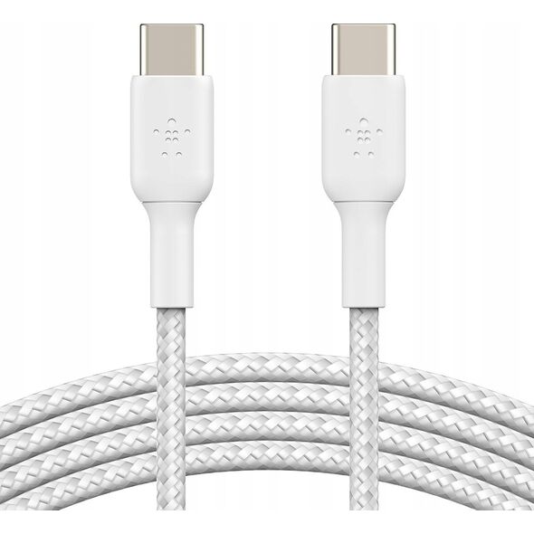 Kabel USB Belkin Belkin BoostCharge kabel USB 2 m USB C Biały