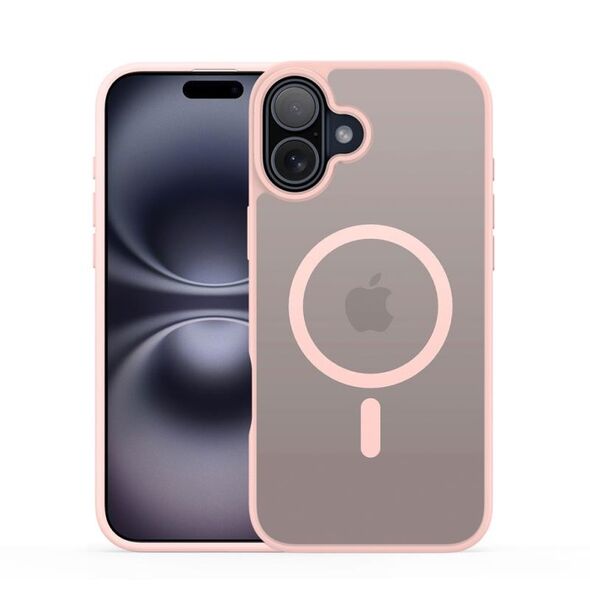 Θήκη TPU & PC Dux Ducis Yind Magnetic MagSafe Apple iPhone 16 Ροζ 6934913003527 6934913003527 έως και 12 άτοκες δόσεις