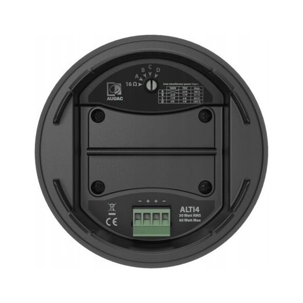 Audac AUDAC ALTI4/W Κρεμαστό ηχείο 2 δρόμων 4" Λευκή έκδοση 8541936 5414795045392