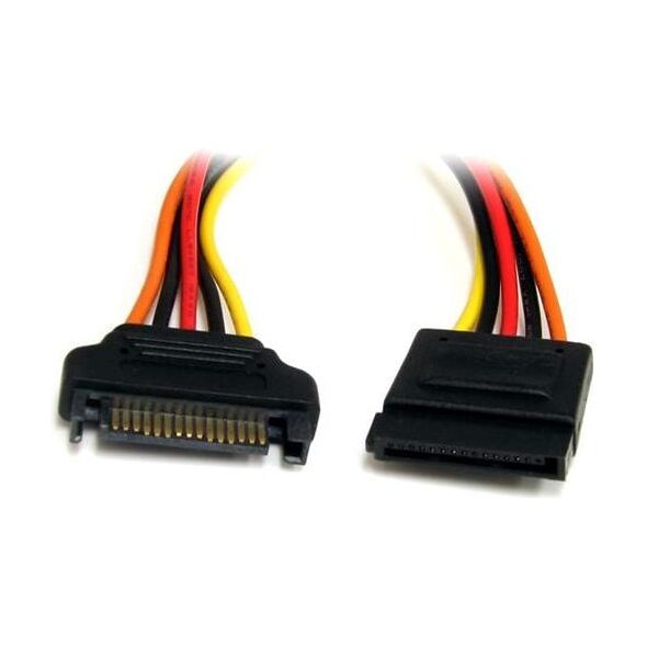 StarTech SATA 15-pin - SATA 15-pin, 0.3m, Wielokolorowy (SATAPOWEXT12)