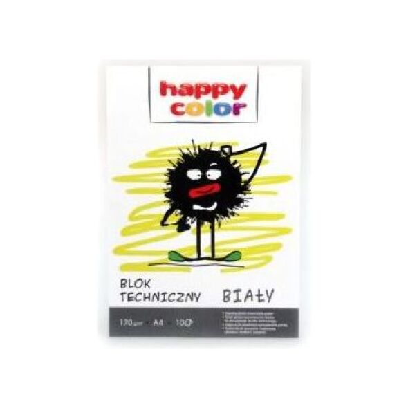 Happy Color Blok techniczny A3 10k biały 170g