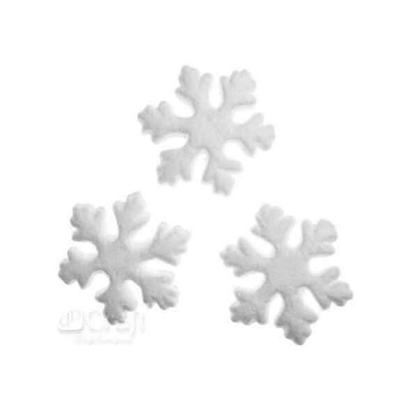 DP Craft Śnieżynki styropianowe 75 mm, 24 szt. (DIST-010)