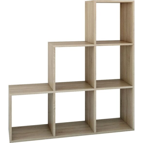 Topeshop REGAŁ KOMOROWY SCHODKOWY POZIOMOWY STEP RS-30 SONOMA