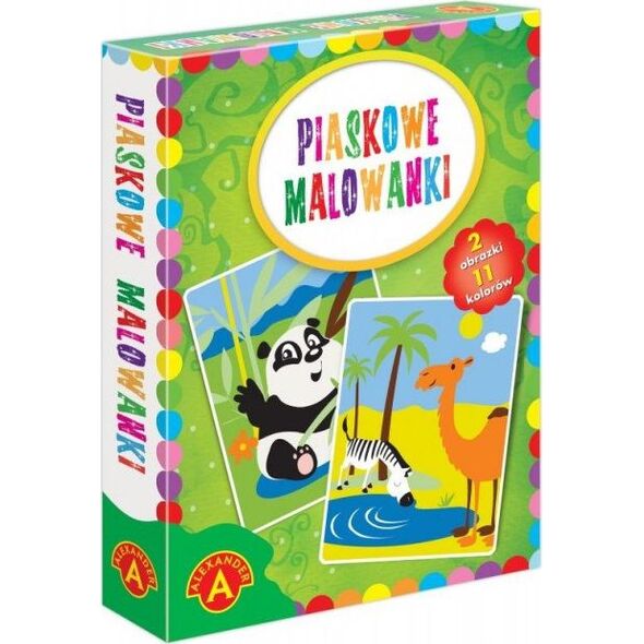Alexander Piaskowe malowanki - Panda i Wielbłąd ALEX