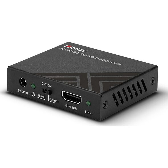 Σύστημα μετάδοσης σήματος AV Lindy Lindy HDMI 18G Audio Embedder 8161406 4002888382038