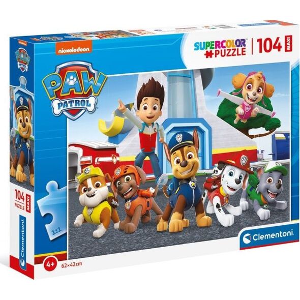 Clementoni Puzzle 104 Maxi Psi Patrol 23753
