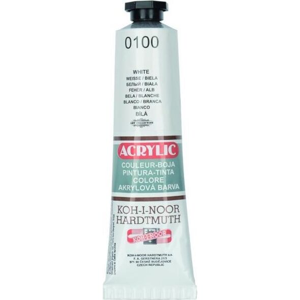 Koh-i-noor Farba akryl ACRYLIC 40ml biała 162711
