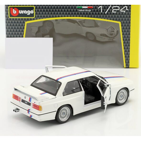 Bburago Bburago BMW M3 1988 Model Vehicle (white)