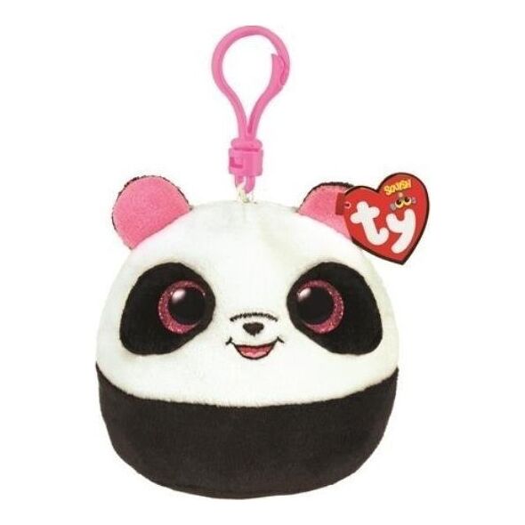 Breloczek TY Maskotka brelok TY Squish-a-Boos BAMBOO - panda 8,5cm 39571