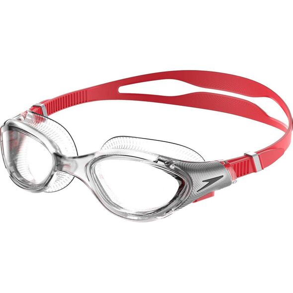 Speedo Okulary Pływackie na Basen Speedo Unisex Biofuse 2.0 Silver Red