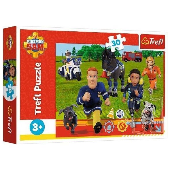 Trefl Puzzle 30 element?w Gotowi do pomocy Stra?ak Sam