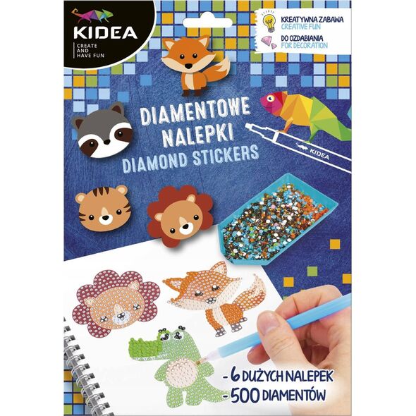 Derform MOZAIKA CEKIN SPRZYL NAKLEJ ZWIERZETA DERF KIDEA