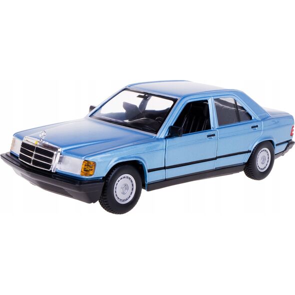 Bburago Model metalowy Mercedes Benz 190E 1987 1/24 czerwony