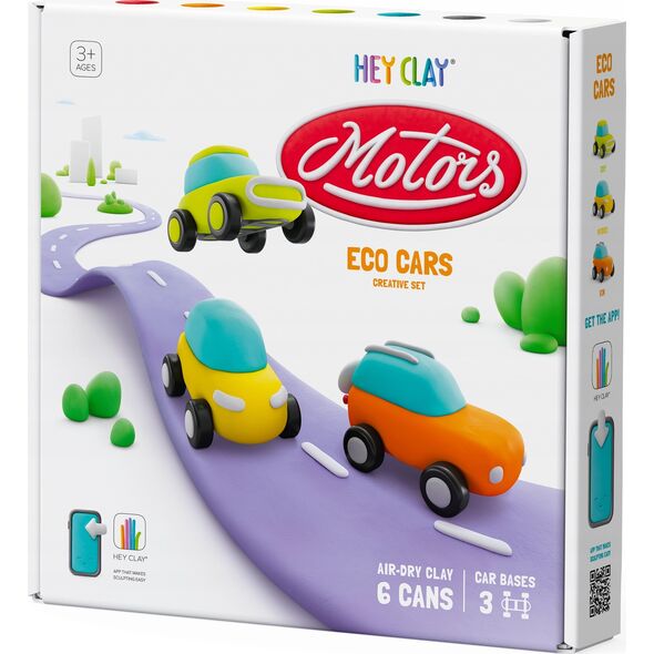 Tm Toys Hey Clay Masa Plastyczna Eko Auta