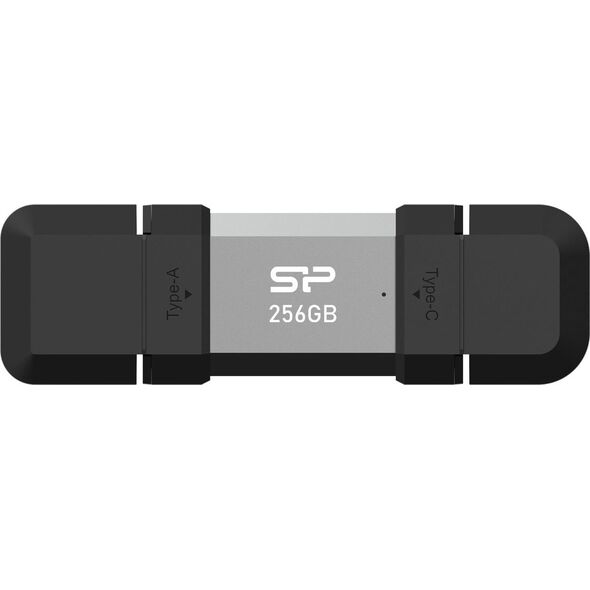 Pendrive Silicon Power Pendrive Silicon Power Mobile C51 256GB USB-A USB 3.2 Type-C 200MB/s Srebrny