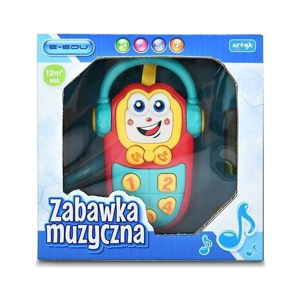 Artyk Zabawka muzyczna telefon E-Edu