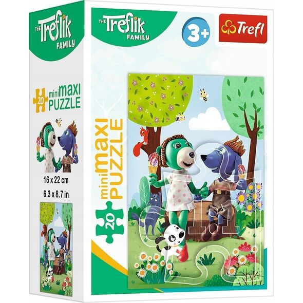 Trefl PUZZLE 20EL MINIMAXI TREFL 21152 DZIEN TREFLIKOW