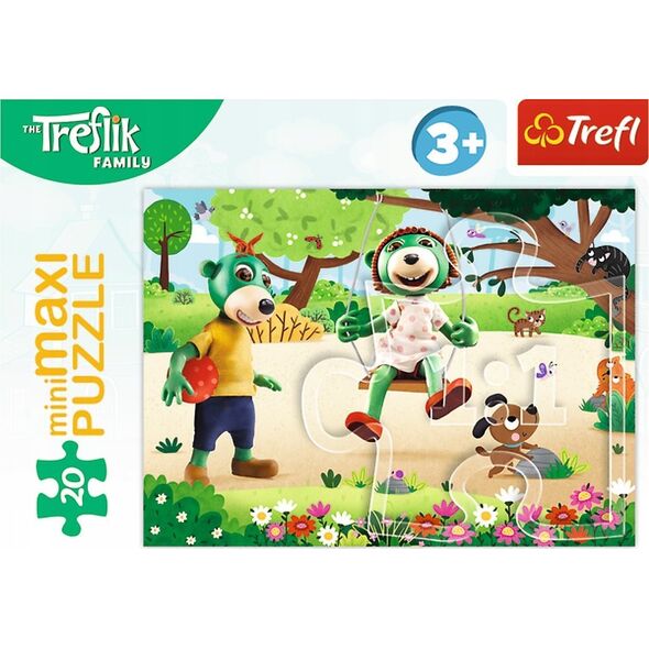 Trefl PUZZLE 20EL MINIMAXI TREFL 21152 DZIEN TREFLIKOW