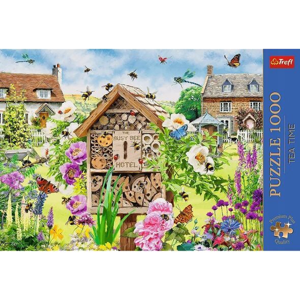 Trefl Puzzle 1000el Premium Plus Tea time: Dom dla pszczół 10809 Trefl