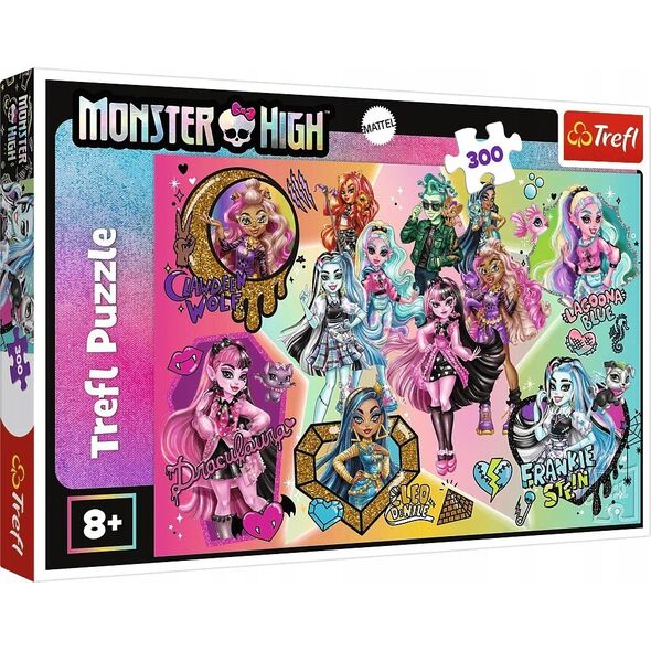 Trefl Puzzle 300 elementów Zombie górą Monster High