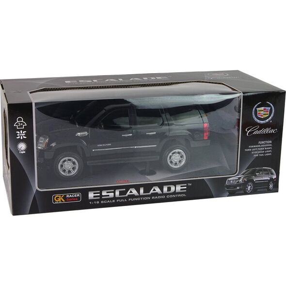 LeanToys Auto Cadillac Escalade R/C Czarny Światła Dźwięk 1:16