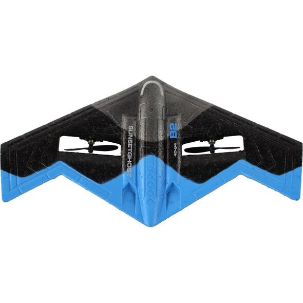 LeanToys Samolot R/C 4D-G4 Światła Niebieski Czarny