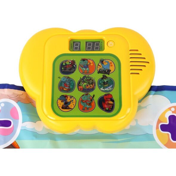 LeanToys Mata Do Tańczenia Z Motywem Dinozaurów 90cm x 86cm
