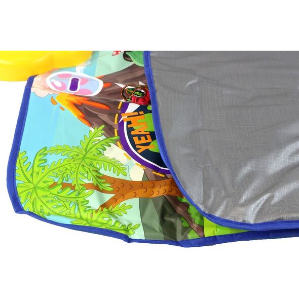 LeanToys Mata Do Tańczenia Z Motywem Dinozaurów 90cm x 86cm