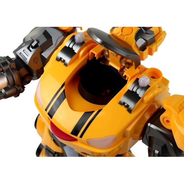 LeanToys Duży Robot Zdalnie Sterowany R/C Żółty Dźwięk Światła