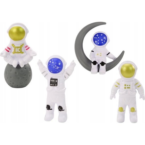 LeanToys Zestaw Pistolet Na Miękkie Strzałki Kosmiczny Kosmonauci