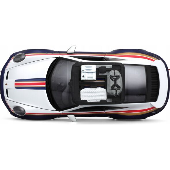 Bburago BBU 1:24 Racing Porsche 911 Dakar met blue 28029
