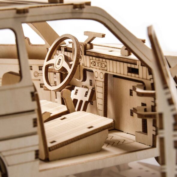 Little-Story Little Story Drewniane Puzzle Model 3D - Fiat 126P