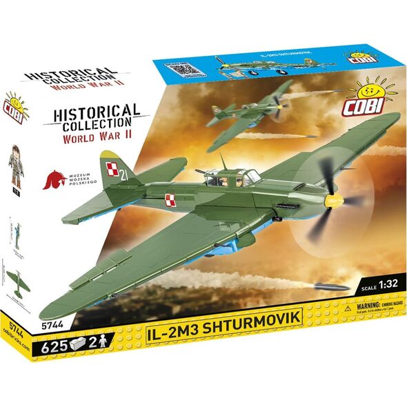 Cobi COBI 5744 Historical Collection WWII IL-2M3 Shturmovik 625 klocków