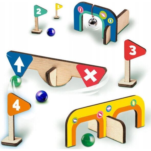 SES Creative SES Gra MarbleGolf drewniany minigolf  02302 23027